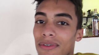 Latino bottom takes multiple facial loads in wild threesome
