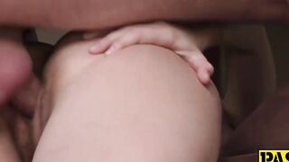 "Blonde Bombshell Tamsyn Riley Gets Dominated And Fucked In Bondage"