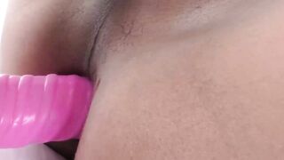 "Hottie She-MALE DILDO DRILLING ASSHOLE - SHEMAKESOMENOIZE" (Tagged with #transgender)