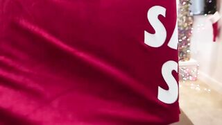 Seductive Sarah Stevens Seduces Santas Surprise