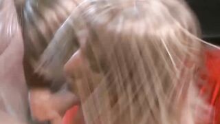 Maximum Hardcore Experience Blonde Bombshell Porscher Wells Devours Multiple Cocks