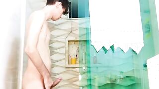 Cum laundry A steamy bathroom encounter