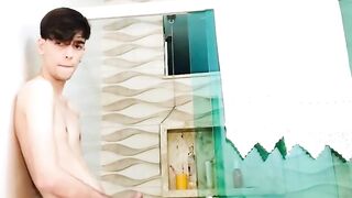 Cum laundry A steamy bathroom encounter