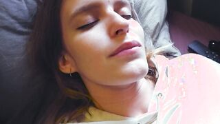Close up Cumming from Dildo and Hand Job