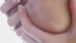 Blonde teenie Carly Madison with tiny titted showing a Hot striptease