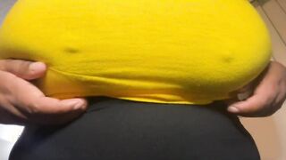 BBW Nipple Posing and Titty Drop