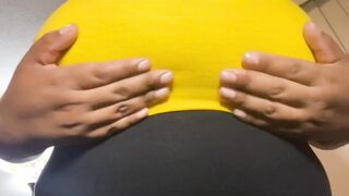 BBW Nipple Posing and Titty Drop