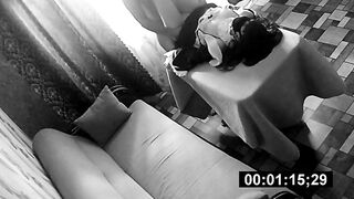 The boss boned the housemaid into her cunt after a rough day