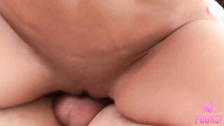 Big Boobed Dark Haired 19 Yo Sara Gets Her Twat Amazing Pounded Doggy Style!