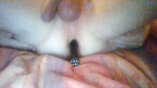 jerking off me with toy into my ace.