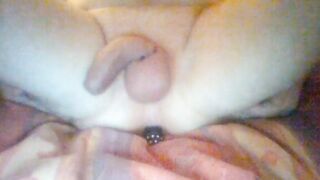 jerking off me with toy into my ace.