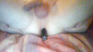 jerking off me with toy into my ace.