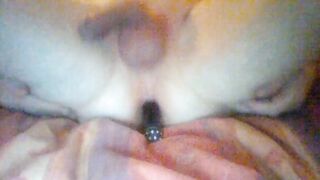 jerking off me with toy into my ace.