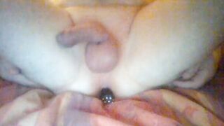 jerking off me with toy into my ace.
