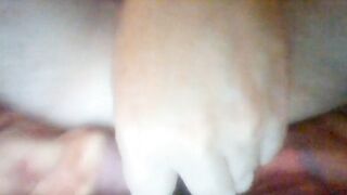 jerking off me with toy into my ace.