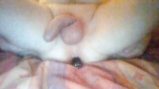 jerking off me with toy into my ace.