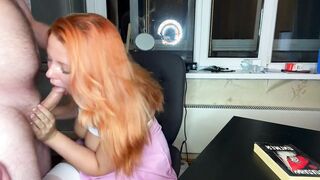 she prefers giving a fellatio to reading