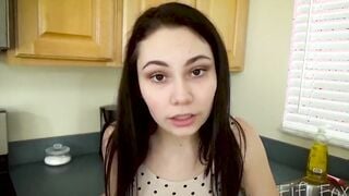 Young Daughter's Hidden Affair with Daddy - point of view, 18, Dark Hair - Lenna Lux