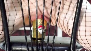 Intense screwed with beer cans and squirt by DrDiesel bottle