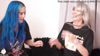 2 young turned on latinas explore their sexuality together and view porn while masturbating! follow them on instagram @mingalilea and @yeniferchp
