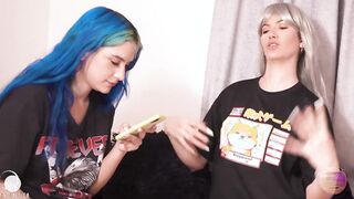 2 young turned on latinas explore their sexuality together and view porn while masturbating! follow them on instagram @mingalilea and @yeniferchp