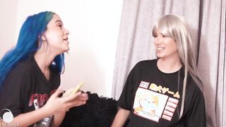 2 young turned on latinas explore their sexuality together and view porn while masturbating! follow them on instagram @mingalilea and @yeniferchp