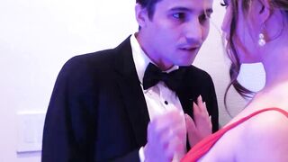 "Partying Hard With Sexy Couple - Scene #3 (RileysJay)": Party-goers have an unforgettable night with pornstar couple Riles Jay & James Deen as they engage in wild sex