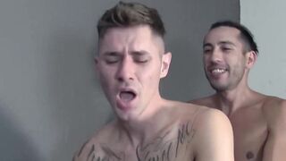 Painful Punishment Inked Thiefs Brutal Bareback Banging