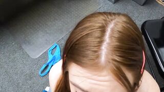 "Brunette Babe Reese Roberts Fingers Herself in Public - POV"