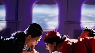 Love at 30,000 Feet A Threesome to Remember