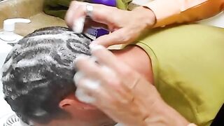 Sensual Hair Washing by Stepdad Richard Lennox for Son Jeff Drizzle.
