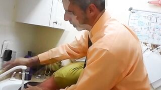 Sensual Hair Washing by Stepdad Richard Lennox for Son Jeff Drizzle.