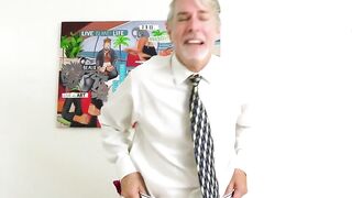Richard Lennox's Ass Crack Gets Pulled Hard by His Friend.