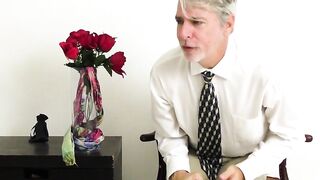 Richard Lennox's Ass Crack Gets Pulled Hard by His Friend.
