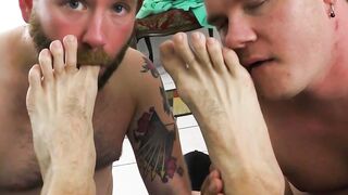 <SFW> LeoBlue - Worshiping Feet of Two Men (Kink).mp4. Trailer..(1080p HD) .Masturbation Scene. Full Video Available at VRSocial
