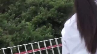 "Peek-A-Boo! Naughty Japanese Girl Gets Busted Peeing In Public"