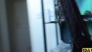 "Teen Slut Gets Spanked And Fucked Hard By Dominant Step-Dad In BDSM Play"