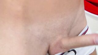 "Petite Twinks Solo Masturbation Session - Close-Up View"