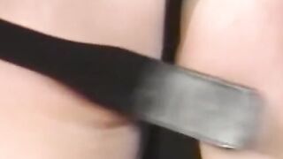 "Bondage Blowjob Babe Gets Whip Marks And Facial From Dominant Stud"