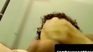 "Abs-tastic Newcomer Jerking Off & Filming His Own POV Cum Shot"