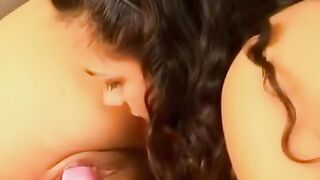 "Hot Lesbian Teachers Share Student's Ass With Each Other in Classroom Threesome"