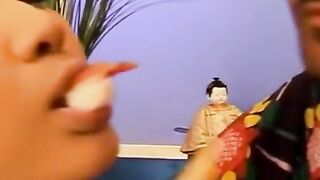 Asian Erotica Triple Treatment - Sensual Threesome With Two Babes And A Guy