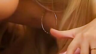 Blonde Bombshell Babes Share Intimate Moments in Hot Sex Scene