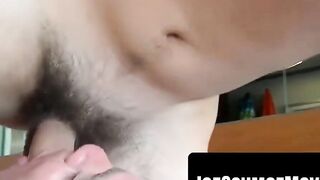 "Black Stud's Bareback Creampie with White Guy" or "White Boy Gets Black Dick - Anal Edition!"