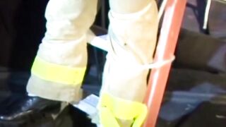 "Firefighter's Bondage Escape Game Goes Wrong - BDSM Roleplay with Rough Sex"