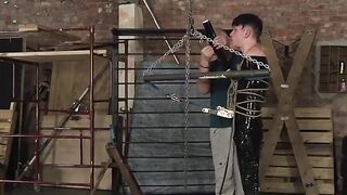 "KINKY DOMINATION - Knee High Socks & Plastic Wrap Bondage With Older Man"