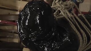 "KINKY DOMINATION - Knee High Socks & Plastic Wrap Bondage With Older Man"