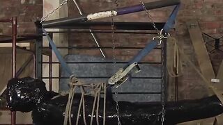 "KINKY DOMINATION - Knee High Socks & Plastic Wrap Bondage With Older Man"
