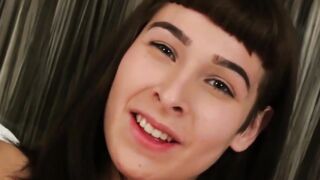"Transgender Babe Alexa Scott Fucks Herself To Orgasm With Dildo And Masturbates"