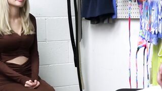 "AprilLove XXX - Big Boob Bouncing Blonde Teen Fucked Hard On Table By Guard"